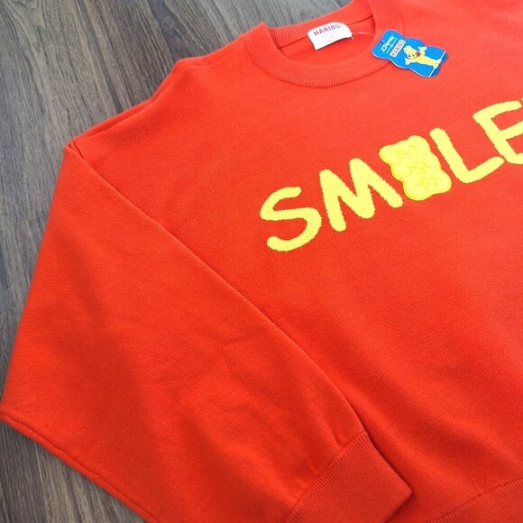 NWT Haribo Knitted Orange Medium Thickness Stretchy Pullover Size 2X Rayon Blend - Picture 5 of 8